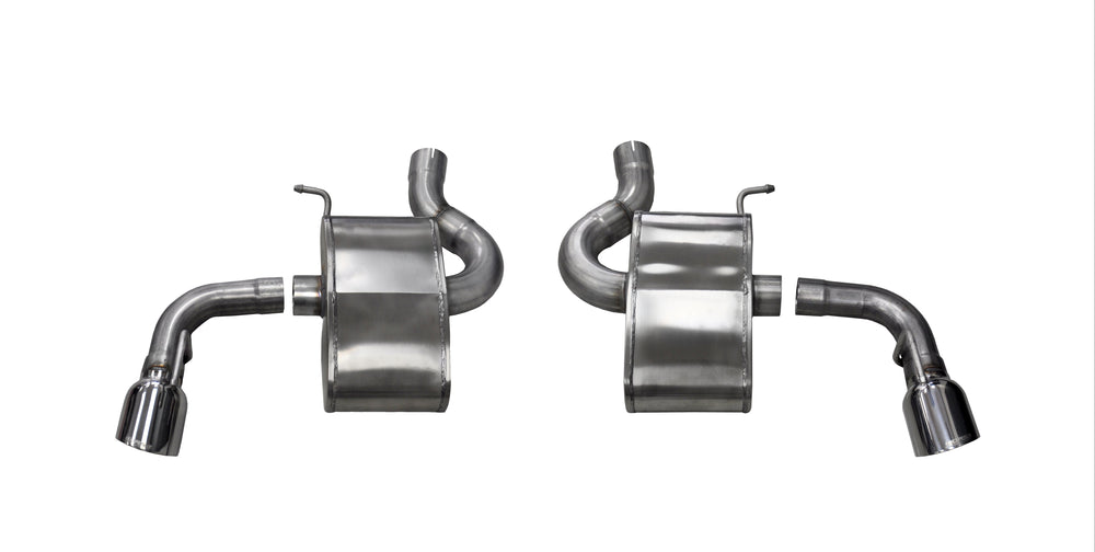 Corsa XTREME Axle-Back Exhaust, Polished Dual Tips (2016-2024 Camaro SS)