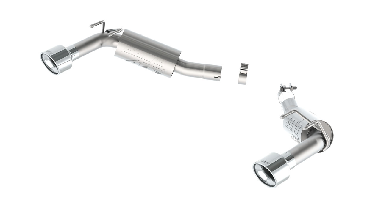Borla ATAK Axle-Back Exhaust, Polished Tips (2014-2015 Camaro SS)