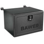 14 X 16 X 36 Inch Black Tool Box W/ Single Lid, Stainless T-Handle, Gas Shocks, Vent/Aerator