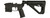 Back side view of DS-15 Typhoon assembled fixed-magazine lower receiver in black with factory-installed 10-round PMAG, and black Magpul DT stock & K2 grip