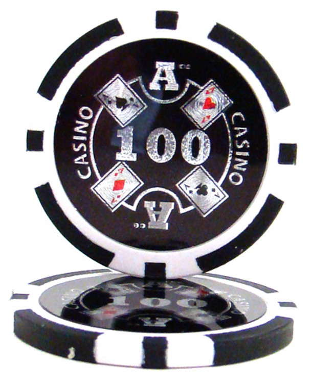 Ace Casino 14 Gram Poker Chip - 100