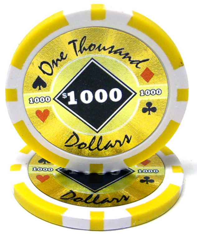 Black Diamond 14 Gram Poker Chip - $1000