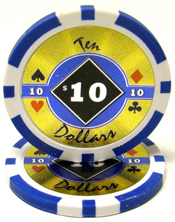 Black Diamond 14 Gram Poker Chip - $10