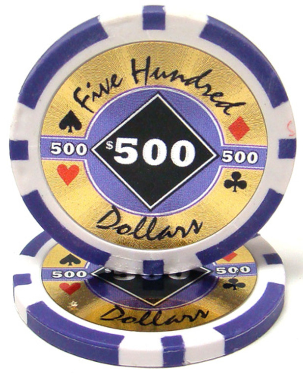Black Diamond 14 Gram Poker Chip - $500