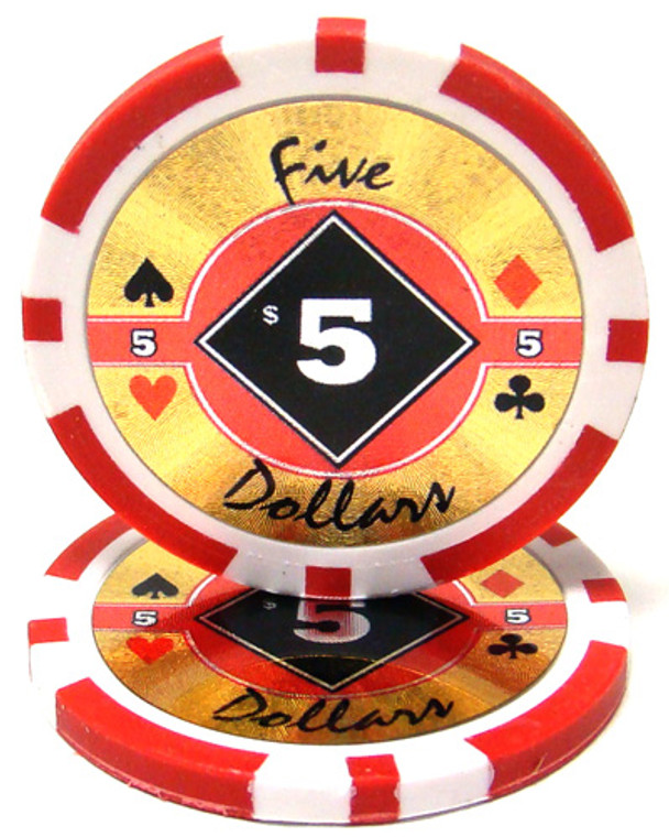 Black Diamond 14 Gram Poker Chip - $5