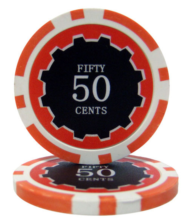 Eclipse 14 Gram Poker Chips - 50¢