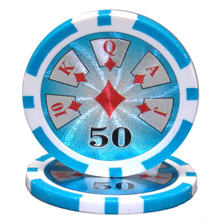 Hi Roller 14 Gram Poker Chip - 50