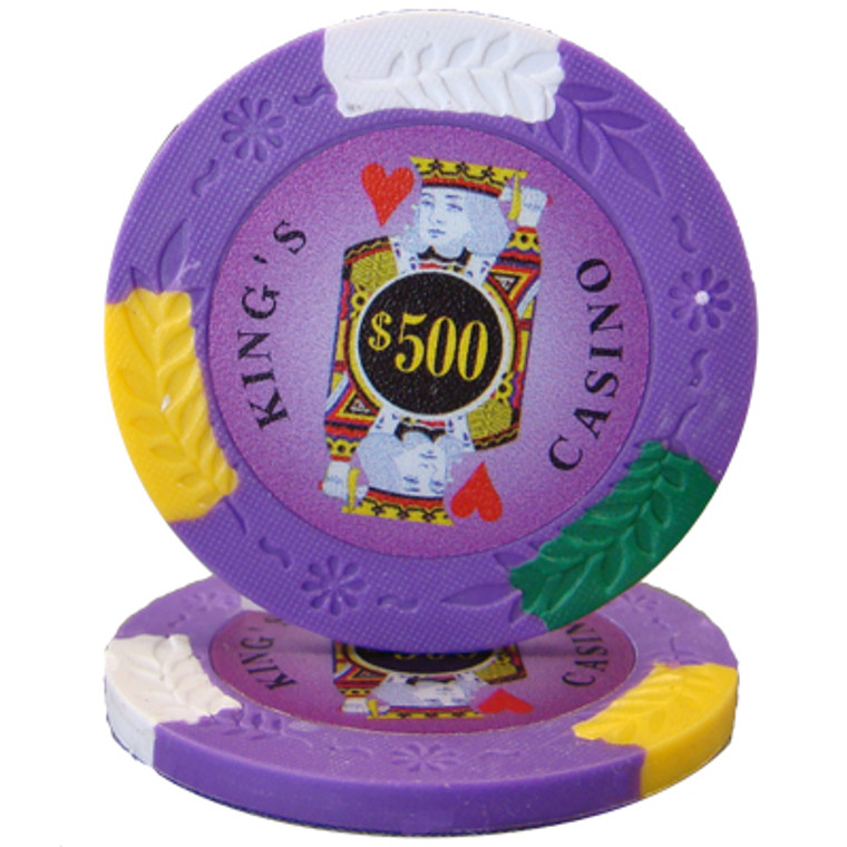 King's Casino 14 Gram Poker Chip - $500