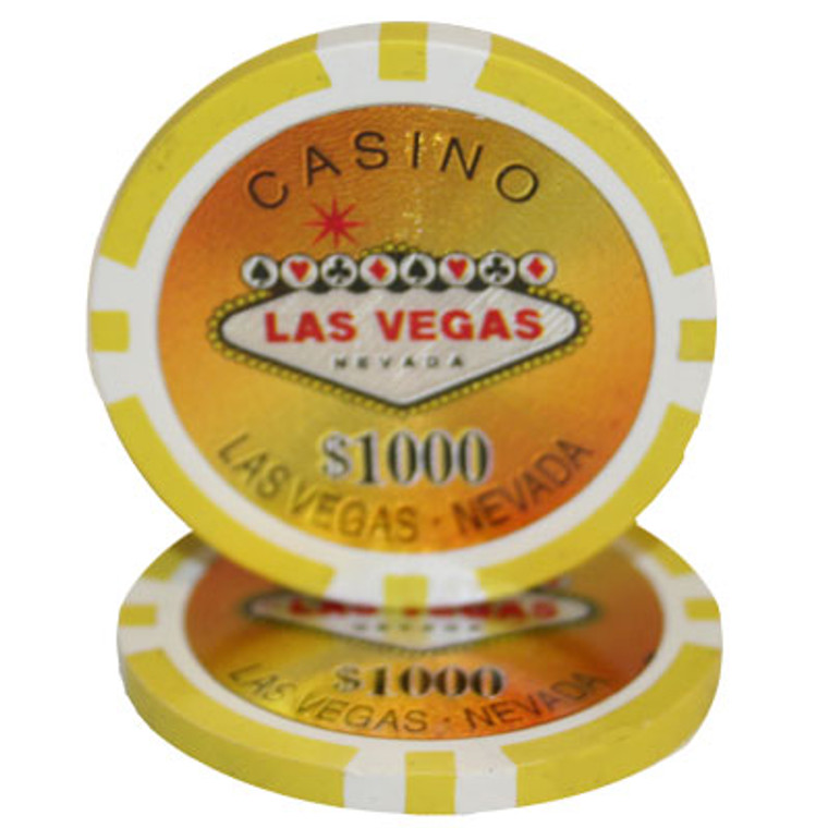 Las Vegas Casino 14 Gram Poker Chip - $1000
