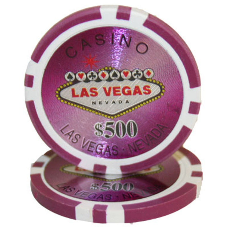 Las Vegas Casino 14 Gram Poker Chip - $500