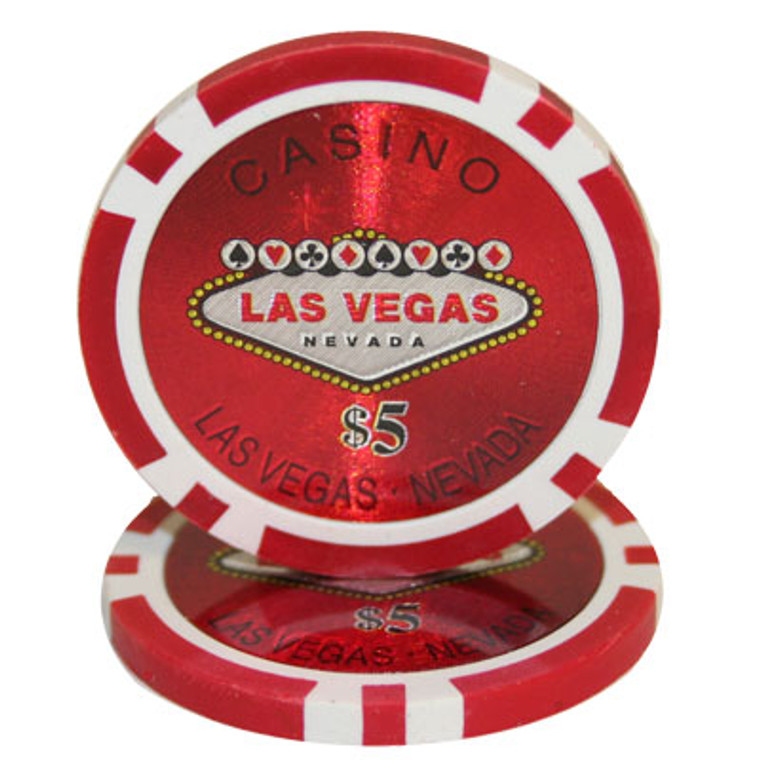 Las Vegas Casino 14 Gram Poker Chip - $5