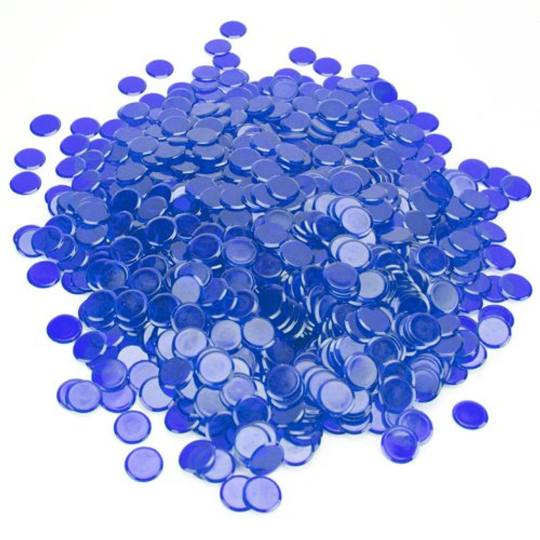 1000 Pack Blue Bingo Chips