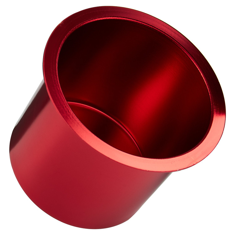 Vivid Red Aluminum Poker Table Cup Holder