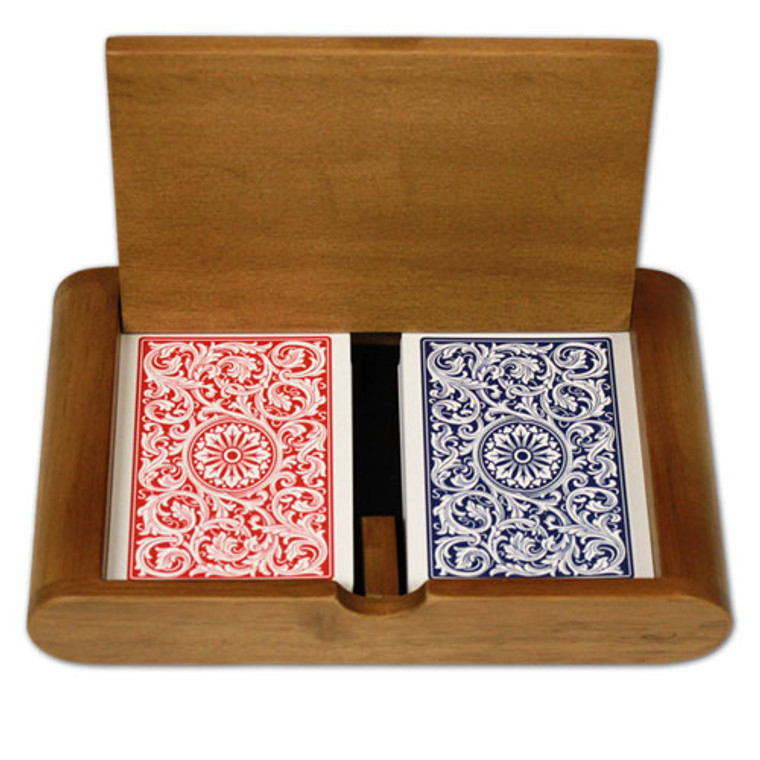 Copag 1546 RB Poker Size Regular Index Wooden Box