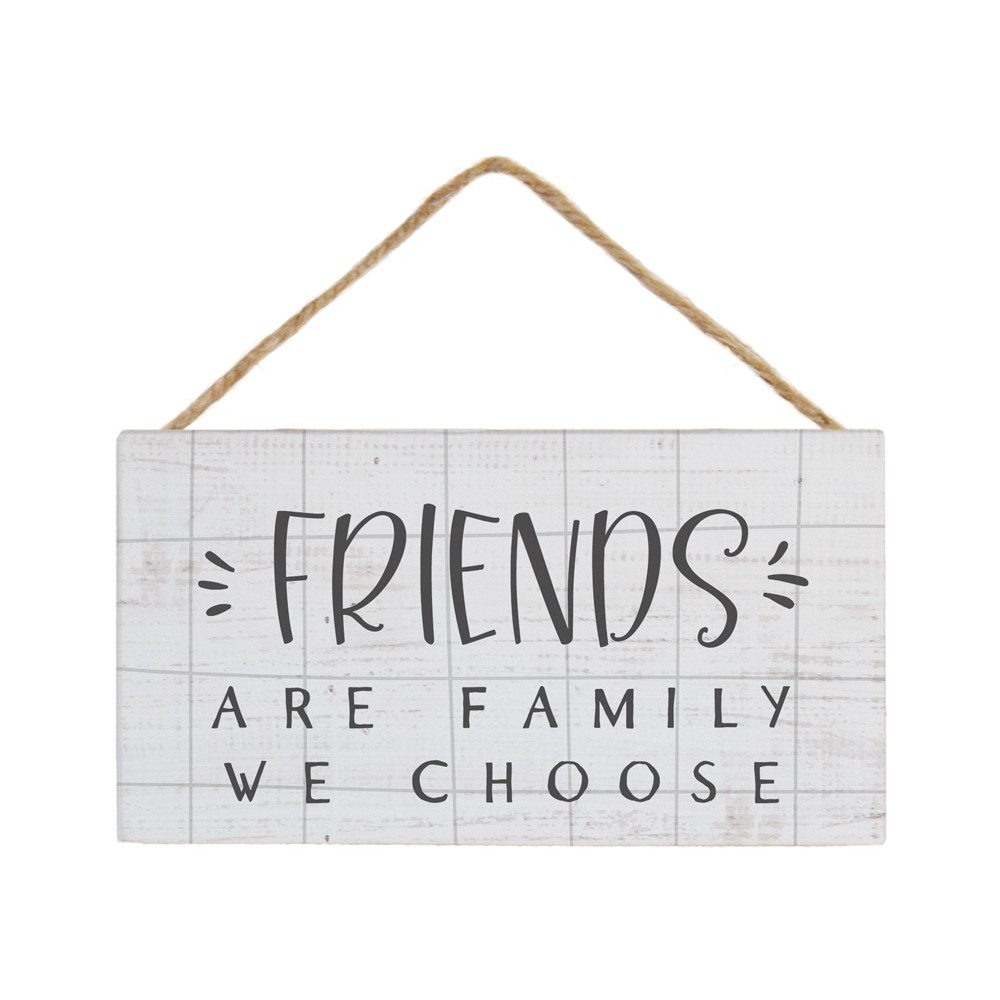 Friends Are Family Petite Hanging Accent Simply Said