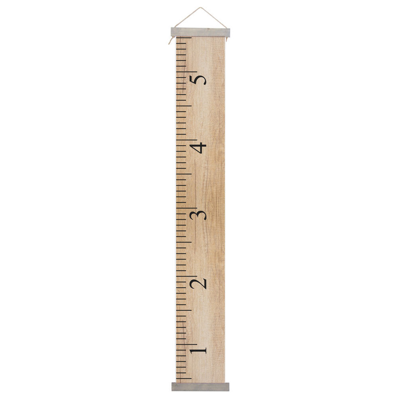 wooden ruler growth chart