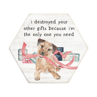 Destroyed Your Gifts - Honeycomb Coasters