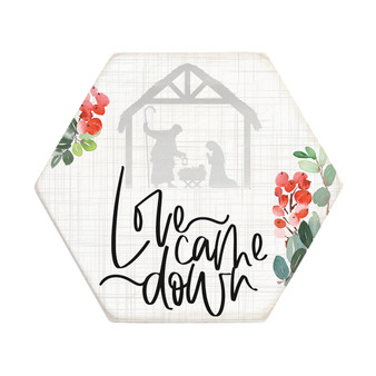 Love Came Down - Honeycomb Coasters