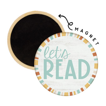 Let's Read - Round Magnet
