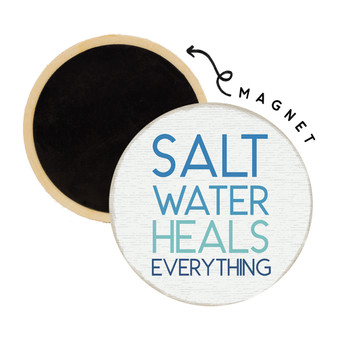 Salt Water Heals PER - Round Magnet