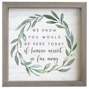 Heaven Far Away - Rustic Frame