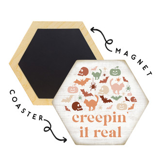 Creepin' It Real - Honeycomb Coasters