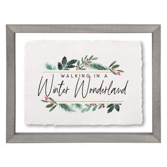 Winter Wonderland - Floating Art Rectangle