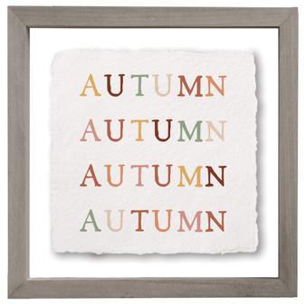 Autumn Repeated - Floating Art Square