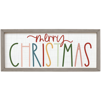 Merry Christmas Colorful - Farmhouse Frames