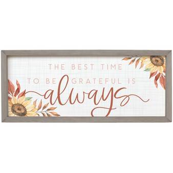 Grateful Always Sunflower - Farmhouse Frames