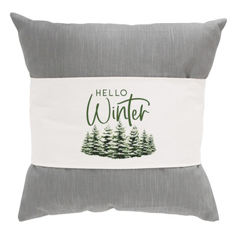 Hello Winter Evergreen - Pillow Hugs
