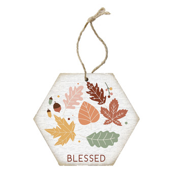 Blessed Leaves - Honeycomb Ornaments