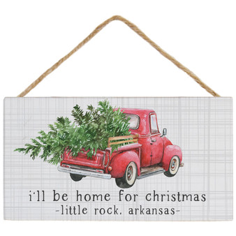 I'll Be Home Truck PER - Petite Hanging Accents