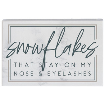 Snowflakes That Stay - Small Talk Rectangle