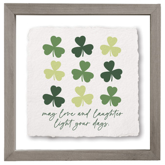 Light Your Days Clovers - Floating Art Square