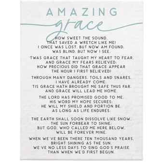 Amazing Grace - Wrapped Canvas