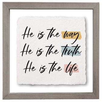 Way Truth Life - Floating Art Square