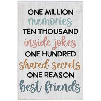 One Million Friends - Small Talk Rectangle