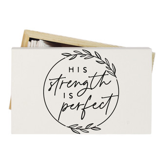 His Strength Perfect - Prayer Box