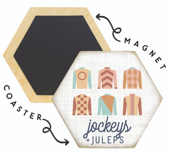 Jockey Julep  - Honeycomb Magnetic Coaster