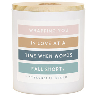 Wrapping In Love  - Strawberry Cream Candle