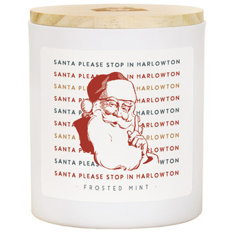 Santa Please Stop In PER - MNT - Candles