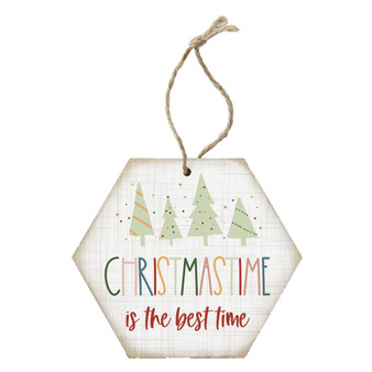 Christmastime Best Time - Honeycomb Ornaments