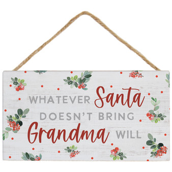 Santa Doesn't Bring PER - Petite Hanging Accents