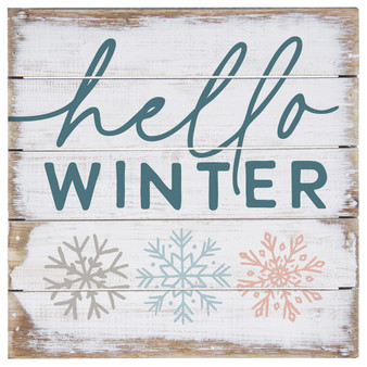 Hello Winter Snowflakes 8x8 - Perfect Pallet Petites