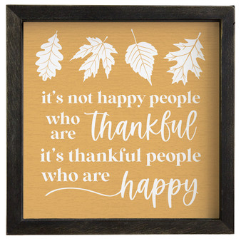 Thankful Happy Gold - Rustic Frames