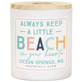 Beach In Heart Colorful PER - GRP - Candles