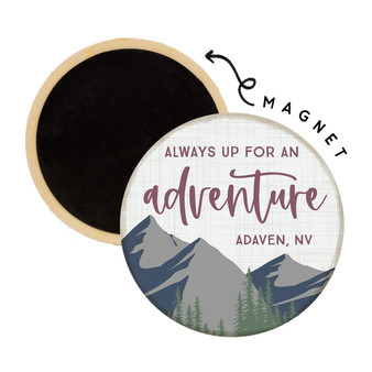 Up For Adventure PER - Round Magnets