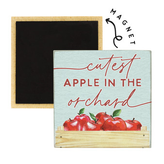Cutest Apple - Square Magnets