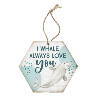 Whale Always Love - Honeycomb Ornaments